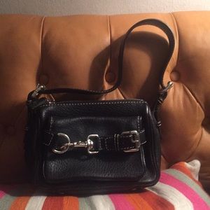 Michael by Michael Kors Small Leather Bag. Black